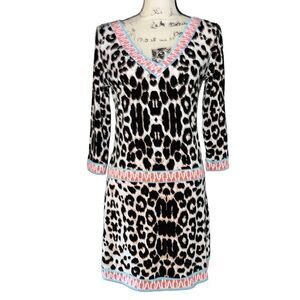 Macbeth Collection animal print dress small